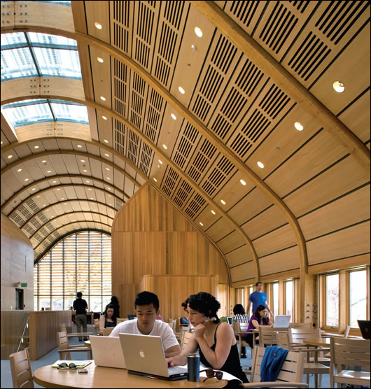 Kroon Hall is home to the Yale School of Forestry and Environmental studies