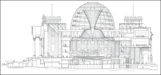 Originally finished in 1894, the refurbishment was designed by architects Foster and Partners