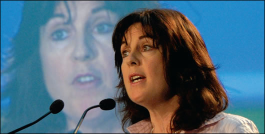 Former Green Party senator Deirdre de Burca Former Green Party senator Deirdre de Burca