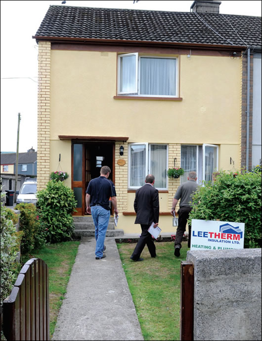 Contractor Leetherm upgraded a demonstration house to Tipperary Energy Agency's energy retrofit spec for local authority housing