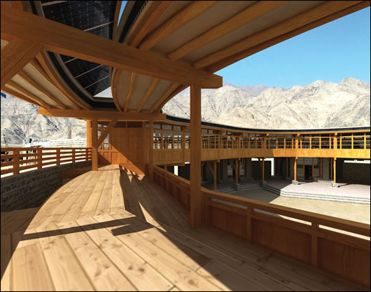 Druk White Lotus School, Ladakh, India by Marc Golden and Grainne Nic Gearailt