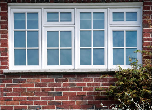 Period-look double-glazed windows were installed at the front of the dwelling to preserve the original design of the house