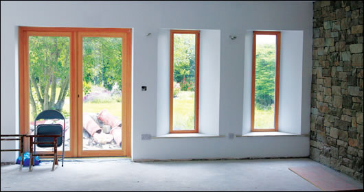 Triple-glazed Unilux windows and doors