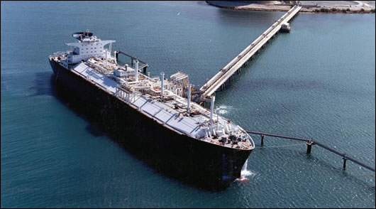 A typical LNG tanker A typical LNG tanker